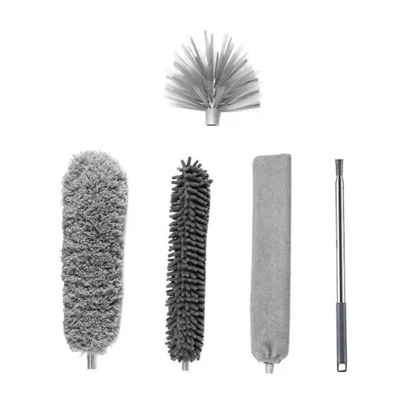 XKHBDL SetSail Extra-Long Dusters with Extension Pole for Cleaning, Microfiber Head Washable Ceiling Fan Duster for High Ceilings, Furniture