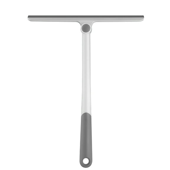 XKHBDL Shower Squeegee for Glass Doors, All-Purpose 360 Rotating Black Silicone Scraper Cleaner Tool for Tile, Walls, Mirror, Car Window, Countertop, Bathroom