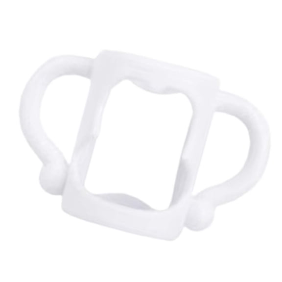 XKHBDL Silicone Bottle Handles for Wide-Neck Glass & Plastic Bottles, Transitional Sippy Cup Grip for Independent Drinking, Heat-Resistant, Latex-Free