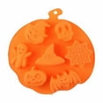 thumbnail image 1 of XKHBDL Silicone Halloween Ghost Pumpkin Baking Mold Set Non-Stick Chocolate Jelly Fondant Cake Baking mold for Party Gift Handmade Soap Molds, 1 of 6