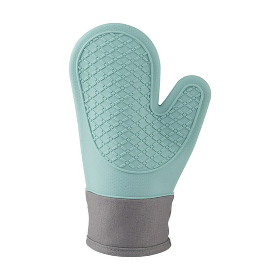 XKHBDL Silicone Oven Mitts, Oven Mitts Heat Resistant, Oven Gloves with Soft Liner Good Grippy BPA-Free Easy to Clean Flexible-Oven Mits Set for Cooking Baking Grilling BBQ