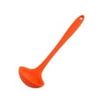 thumbnail image 1 of XKHBDL Small Silicone Spoon, Heat Resistant Non-Stick Kitchen Deep Serving Spoon, Soft Cooking Utensil with Non-Slip Solid Handle for Mixing Sauce Stew Gravy, 1 of 3