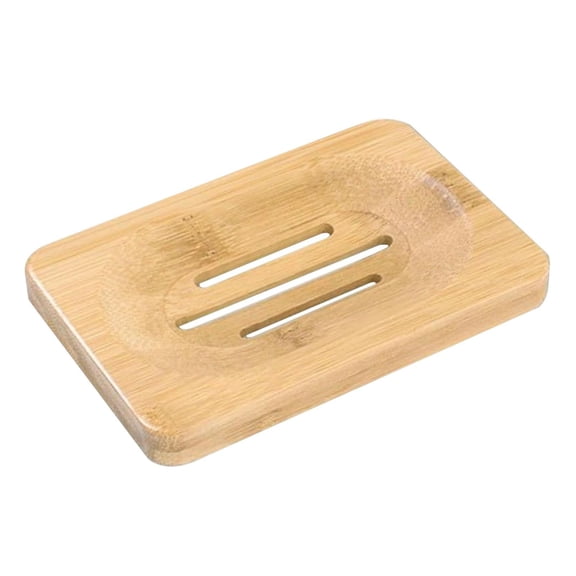 XKHBDL Soap Holder, Bamboo Soap Dish, Wooden Soap Holder Soap Dish, Bamboo Soap Holder, Soap Dishes for Bar Soap, Wooden Soap Tray, Kitchen Soap Tray Self Draining