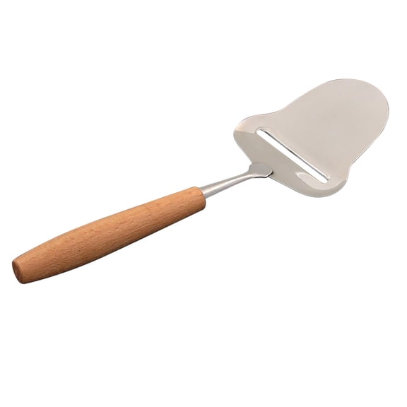 XKHBDL Stainless Steel Cheese Slicer Handheld - Flexible Blade Cheese Planer with Wooden Handle for Smooth, Precise Slicing Durable Cutter for Block and Hard Dairy | Easy Slicing and Cutting
