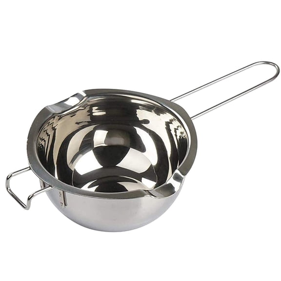 XKHBDL Stainless Steel Double Boiler Pot with Heat Resistant Handle for Melting Chocolate, Candy and Candle Making
