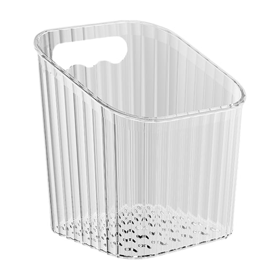 XKHBDL Storage Organizer Bins Wall Mounted Floating Shelves Fridge Organizer Stackable Clear Plastic Storage Bins for Wall, Refrigerator, Kitchen, Bathroom, Countertops, Pantry, BPA Free