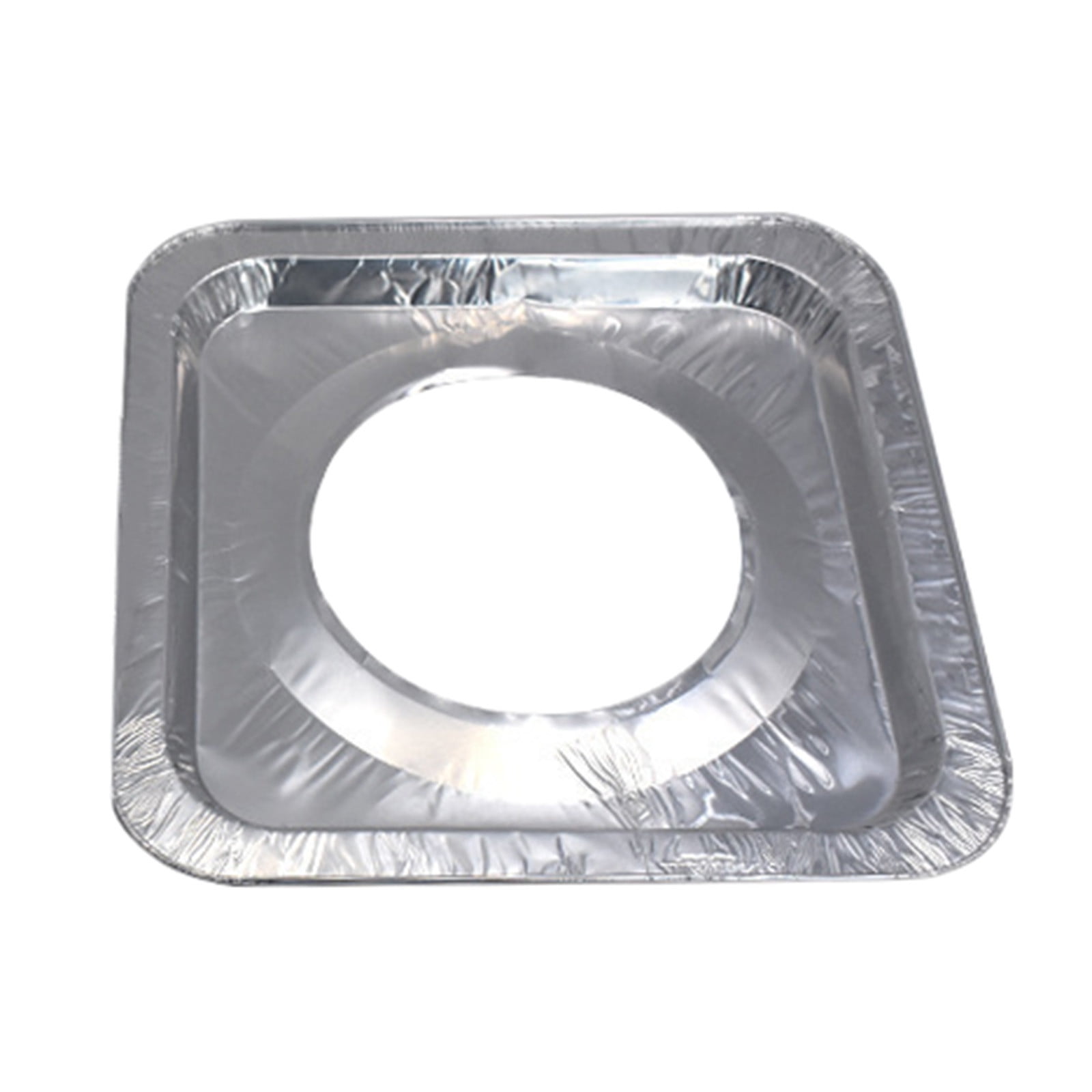 XKHHLH 10 Pack Round Disposable Gas Burner Liners, Aluminum Foil Burner Covers for Gas Stove - Stove Liners for Gas Burners, Foil Liners to Catch Oil, Grease, and Food Spills