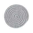 thumbnail image 1 of XKHHLH 10 Pcs Hot Pot Pads for Table Large Trivets Set, Woven Trivets for Hot Dishes - Kitchen Dish Plate Dinner Mat Modern Cotton Round Woven Trivet Placemats Pot Holders Protector for Bowls, 1 of 5