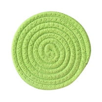 XKHHLH 10 Pcs Hot Pot Pads for Table Large Trivets Set, Woven Trivets for Hot Dishes - Kitchen Dish Plate Dinner Mat Modern Cotton Round Woven Trivet Placemats Pot Holders Protector for Bowls