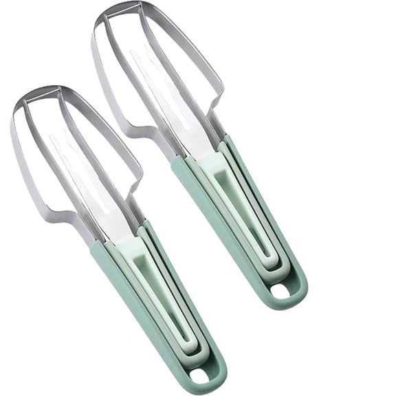 XKHHLH 3 in 1 Portable Watermelon Windmill Cutter Knife, Multifunctional Watermelon Popsicle Slicer Cutter Tool with Fork, Stainless Steel Fruit Cutter Slicer Kitchen Gadget