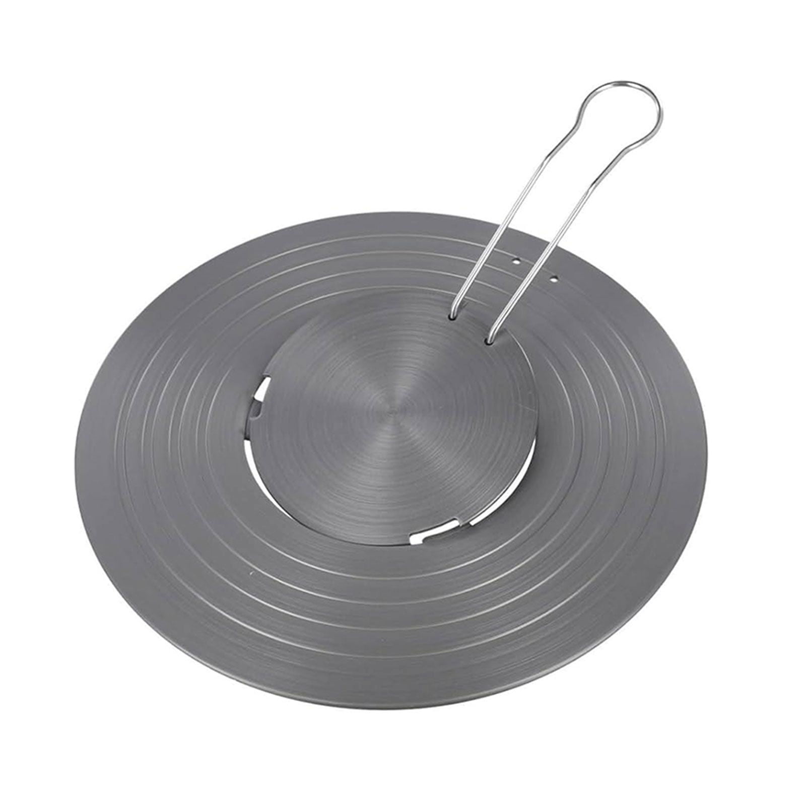 XKHHLH Alloy Heat Conducting Plate, Removable Gas Stove Cooker Heat Conducting Plate Cooktop Diffuser Tray with Removable Handle