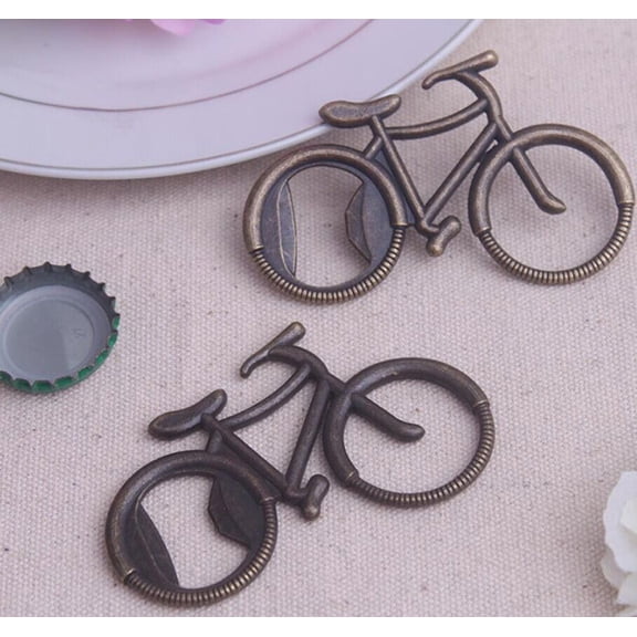 XKHHLH Bike Bottle Opener, Creative Bicycle Shaped Souvenirs Favors Gifts Decorations Beer Bottle Opener for Guests Friends Relatives Colleagues