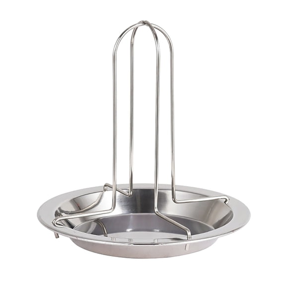XKHHLH Chicken Roaster Rack Stainless Steel Turkey Standing Holder with Bowl,Detachable Vertical Roaster Rack for Chicken Turkey Roasters BBQ Grilling for Grill Oven Smoker