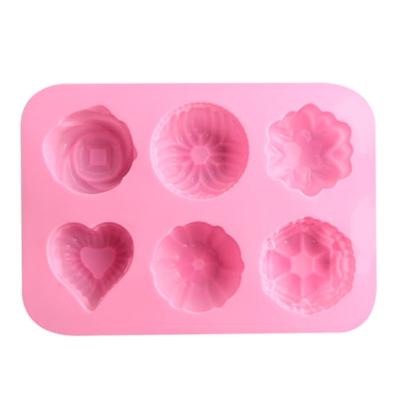 XKHHLH Flower Shape Chocolate Candy Molds Set,Heart,The rose,Flowers in Combination,Silicone Baking Mold Ice Cube Tray-Wedding,Festival,Parties and DIY Crafts