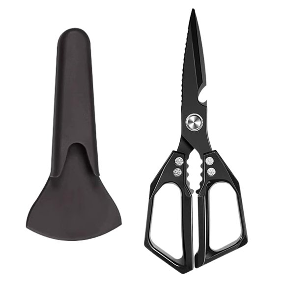 XKHHLH Heavy Duty Kitchen Shears for Food,Kitchen Scissors, Metal Handle Stainless Steel Cooking Scissors for Chicken,Poultry,Meat,Herbs,Fish,Bone,Bread,Dishwasher Safe