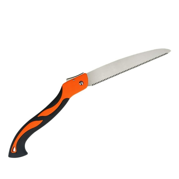 XKHHLH Heavy Duty Pruning Saw, Folding Hand Saw with Curved Blade, Triple-cut Razor Teeth Used for Trees Wood Cutting Camping Gardening Work, Hiking, Landscaping, Tree Trimming