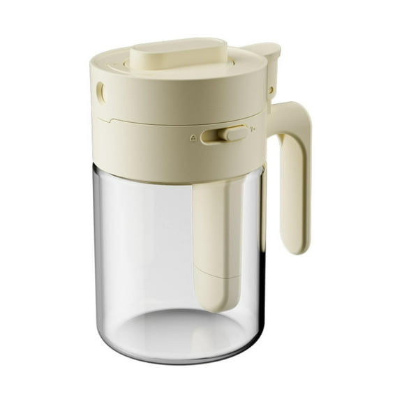 XKHHLH Multifunctional Seasoning Box, Lockable Airtight Container, Kitchen Canisters, Glass Canisters with Airtight Lids and Spoon, Small Seasoning Jars with Handle for Kitchen, Food Storage