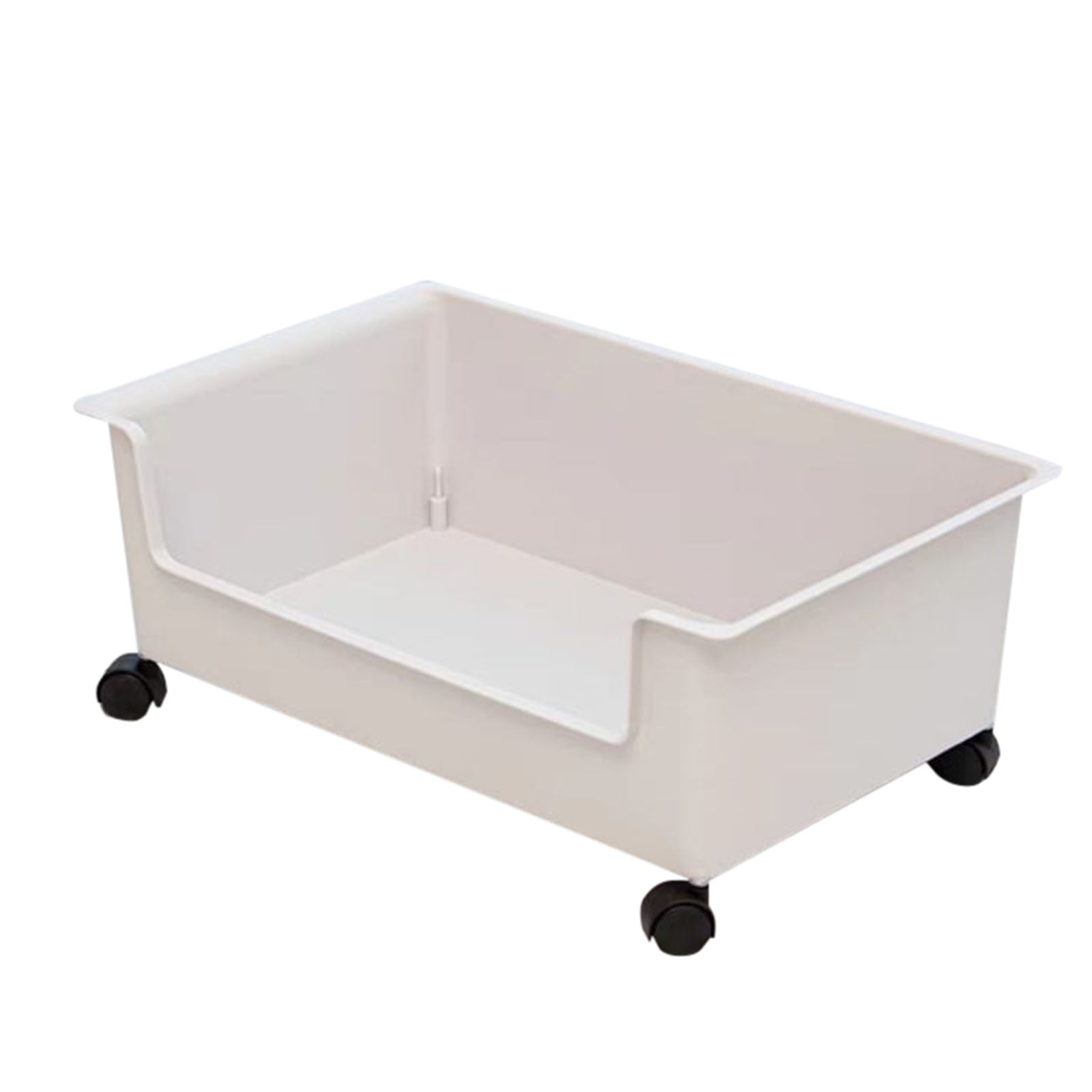 XKHHLH Removable Book Storage Box Under Desk with Pulley Student Classroom Dormitory Schoolbag Organizing Box Toy Storage Box
