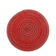 thumbnail image 1 of XKHHLH Round Placemats Set, Vinyl Woven Placemats Washable Wipeable Table Mats for Dining Table Heat Resistant Non-Slip Circle Place Mats, 1 of 8