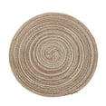 thumbnail image 1 of XKHHLH Round Placemats Set, Vinyl Woven Placemats Washable Wipeable Table Mats for Dining Table Heat Resistant Non-Slip Circle Place Mats, 1 of 8