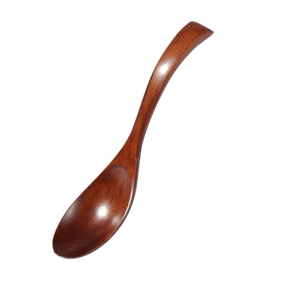 XKHHLH Soup Spoons, Wooden Spoons, Japanese Style LightWeight Table Spoon Kitchen Utensil for Adults