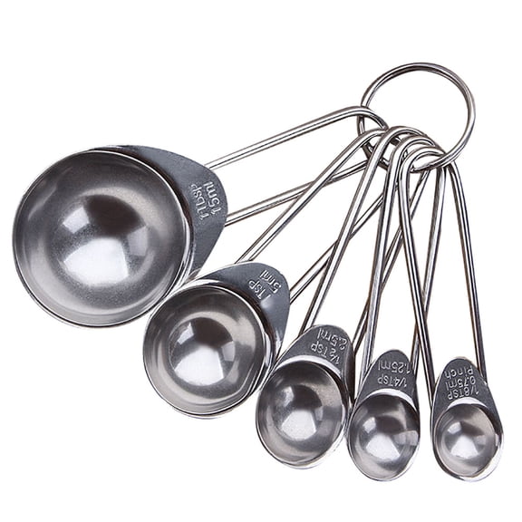 XKHHLH Stainless Steel Measuring Cups and Spoons Set, Metal Measuring Set for Baking, Cooking, Dry and Liquid Ingredients, Restaurant Grade, Silver