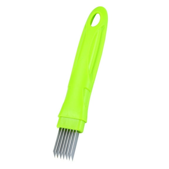 XKHHLH Stainless Steel Vegetable Onion Scallion Slicer Shredder, Scallion Cutter Shred Knife, Green Onion Cutter Slicer for Kitchen Cutting Garlic Salad Pasta Seaweed Garnishing Blooming