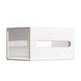 thumbnail image 1 of XKHHLH Tissue Box Holder for Bathroom, Kitchen, and Living Room, Tissue Box Holder Wall Mounted, Damage-Free Adhesive, Plastic Decorative Tissue Box Home Decor Translucent, 1 of 9