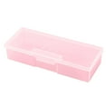 thumbnail image 1 of XKHHLH Transparent Nail Art Tool Organizer Empty Plastic Storage Box for Manicure & Pedicure Kits Multifunctional Rectangular Nail Supply Case, 1 of 4