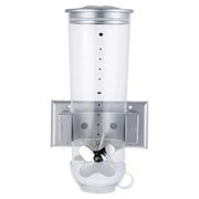 XKHHLH Wall-Mounted Cereal Dispenser, Large Capacity Dry Food Dispenser, Wall Mounting Candy Dispenser, Clear Wall Grain Dispensing Canister, Kitchen Dispenser for Coffee Beans, Nuts, Snacks