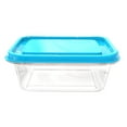 thumbnail image 1 of XKHZJL 2 Pack Storage Bins with Lids, BPA-Free Plastic Gasket Box, Stackable Nestable Tote Tub, Sealed Box Plastic Rectangular Food Supplement Small Fresh Keeping Box, 1 of 9