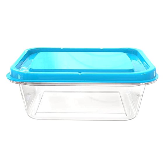XKHZJL 2 Pack Storage Bins with Lids, BPA-Free Plastic Gasket Box, Stackable Nestable Tote Tub, Sealed Box Plastic Rectangular Food Supplement Small Fresh Keeping Box