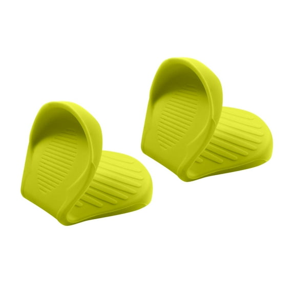 XKHZJL 2 Pcs Silicone Pot Holders, Silicone Heat Resistant Pot Holders, Oven Mini Mitts, Cooking Pinch Grips for Kitchen