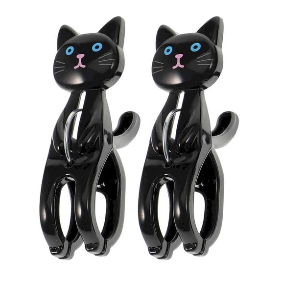 XKHZJL Beach Towel Clips, Cat Shaped Jumbo Towel Clips Clothes Pins Blanket Holders for Chairs Cruise Patio Pool Accessories