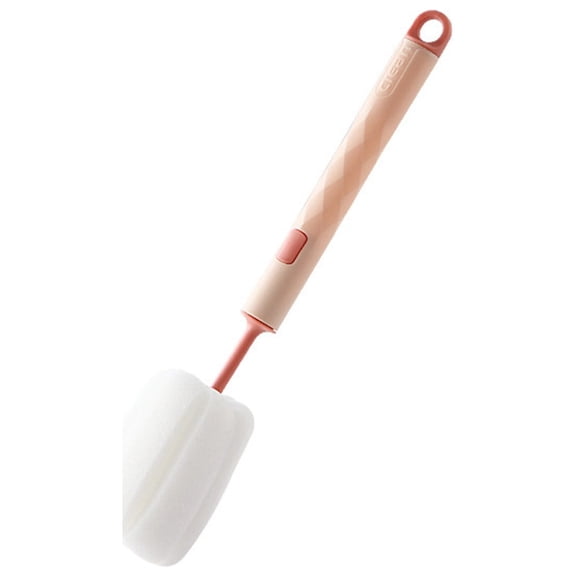 XKHZJL Bottle Soft Brush - Sponge Bottle Brush Soft and Easy to Clean Removable Replaceable Brush Head, Baby Bottle Sponge Brush Can Effectively Remove The Stain Residue On The Bottom of The Cup