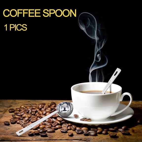 XKHZJL Coffee Scoop Set - Measuring Tablespoon - Stainless Steel Coffee Measuring Spoon and Scooper with Long Handles