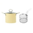 thumbnail image 1 of XKHZJL Deep Fryer Pot with Basket and Lid, Stainless Steel Capacity Multi-function Cooking Pot with Strainer Basket for Kitchen Camping, 1 of 9