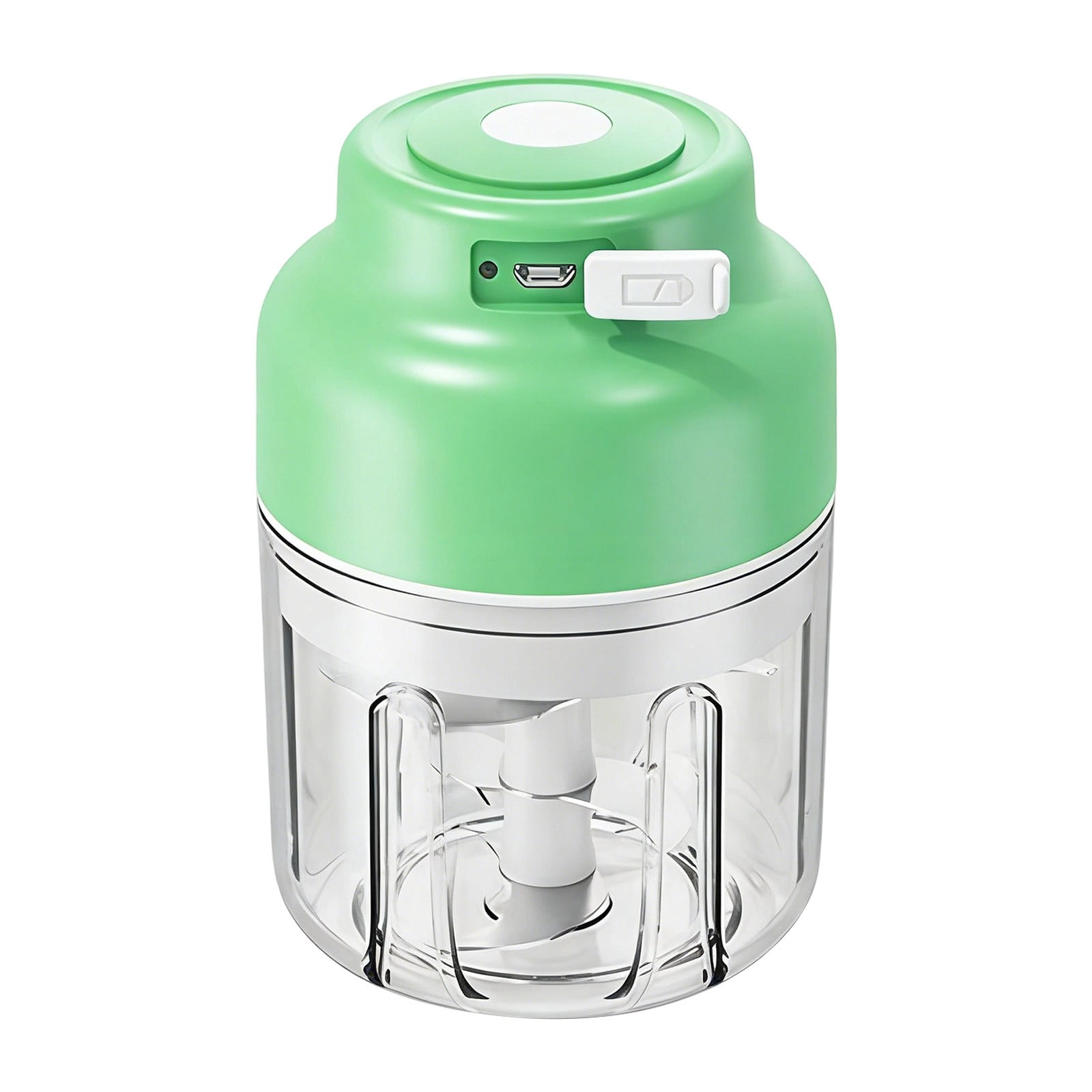 XKHZJL Electric Garlic Chopper, Mini Portable Veggie Chopper USB Charging Wireless Food Processor, Upgrade Electric Mini Garlic Chopper Set Wireless Veggie Grinder