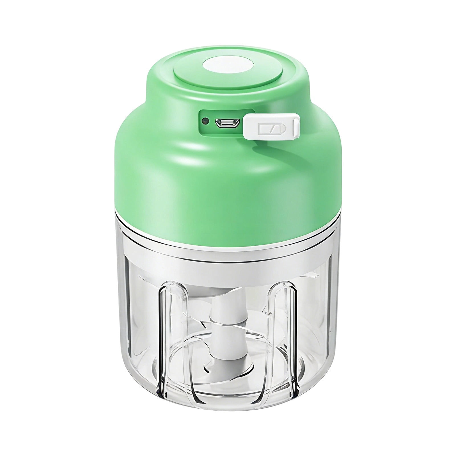XKHZJL Electric Garlic Chopper, Mini Portable Veggie Chopper USB Charging Wireless Food Processor, Upgrade Electric Mini Garlic Chopper Set Wireless Veggie Grinder