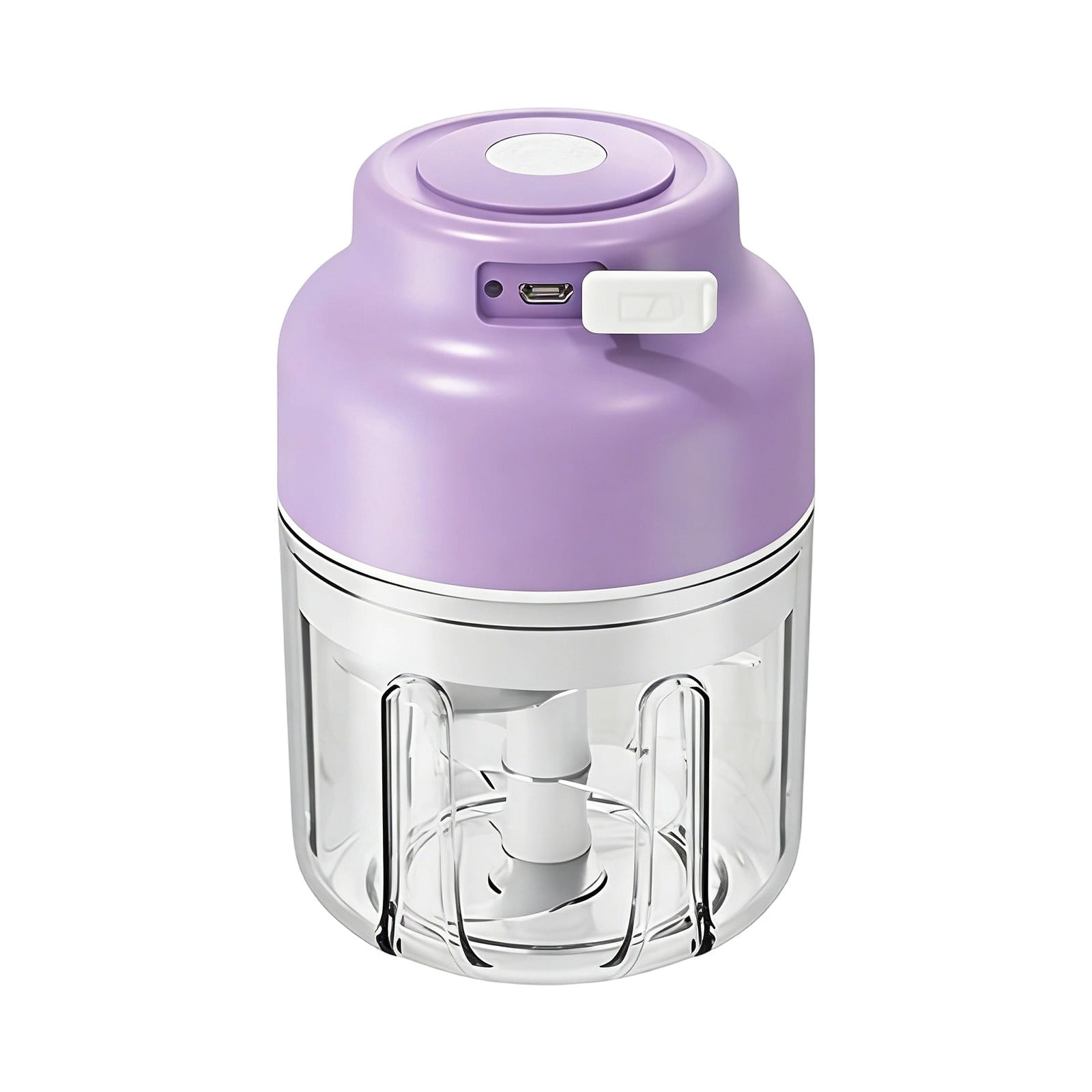 XKHZJL Electric Garlic Chopper, Mini Portable Veggie Chopper USB Charging Wireless Food Processor, Upgrade Electric Mini Garlic Chopper Set Wireless Veggie Grinder