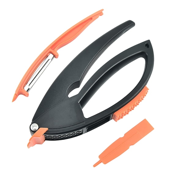 XKHZJL Garlic Press Fruit Peeler Hammer Meat Machine, Multifunction Kitchen Tool Ginger Crusher Manual Ginger Garlic Press Kitchen Gadgets