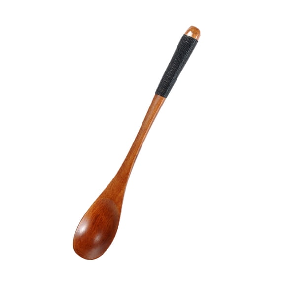 XKHZJL Kitchen Large Teak Wooden Spoon for Cooking - Durable Wooden Cooking Utensil, Perfect Wooden Kitchen Utensil Set Addition, Smooth Finish Natural Teak Spoon, Non-Stick Wooden Spoon