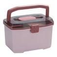 thumbnail image 1 of XKHZJL Plastic Empty Multipurpose Tackle Box with Handle and Removable Tray for Tools, First Aid, Sewing Kit, Arts Crafts Supplies Storage, 1 of 8