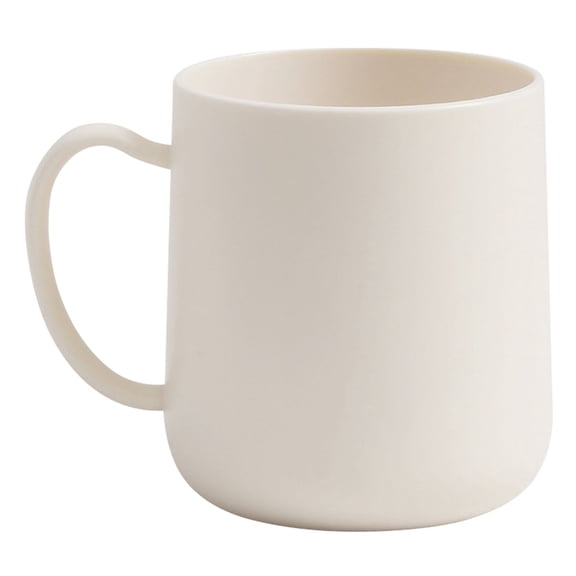 XKHZJL Plastic Milk Cup,Plastic Unbreakable Tableware Reusable Water Mug Simple Breakfast Drinking Cup Camping Tea Beverage Mug Coffee Mug Bathroom Cups