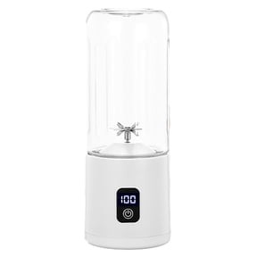 XKHZJL Portable Blender, Small Smoothie & Shake Maker, USB-C Rechargeable Personal Blender with LED Display, Travel-Friendly Mini Juicer Cup for Home, Office, Gym, Outdoor