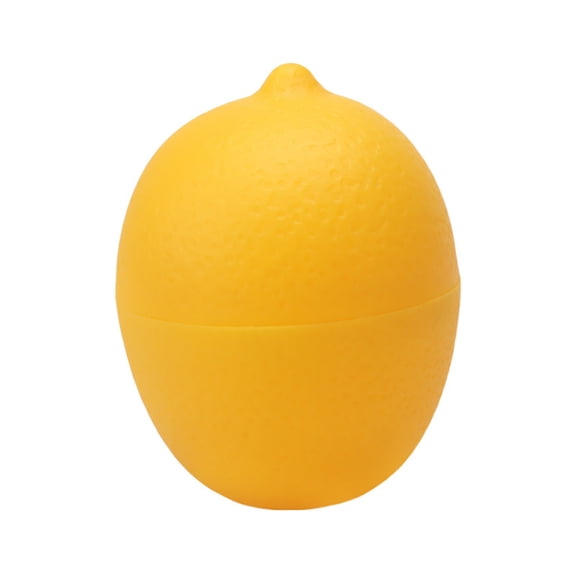 XKHZJL Premium Lemon Citrus Saver, Lemon Shaped Storage Container - Durable Citrus Saver Box for Keeping Lemon Halves Fresh, Novelty Kitchen Storage