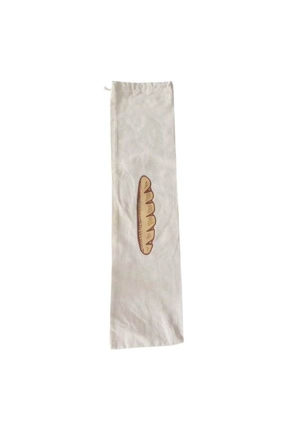 Reusable Bread Bags for Homemade Bread - Organic Linen - Large Reusable Cloth Storage Bags with Drawstring for Sourdough and Baguette - Ideal Gift for Bakers