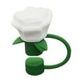 thumbnail image 1 of XKHZJL Rose Flower Straw Covers for Cup,Topper,Silicone Cover Dust Proof Plugs Protector,Flower Straw Tips Drinking Dust Cap for Accessories, 1 of 5