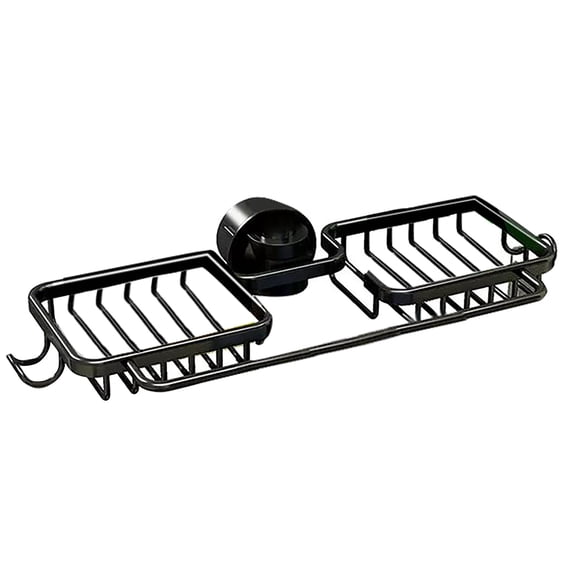 XKHZJL Sink Organizer Rack for Kitchen and Bathroom,Stainless Steel Detachable Hanging Faucet Drain Rack with Drip Tray Faucet Sponge Holder for Bathroom
