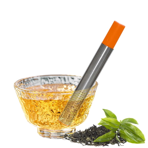 XKHZJL Tea Infuser for Loose, Stainless Infuser Stick with Mesh, Long Handle Strainer, Reusable Steeper for Coffee